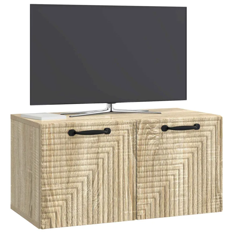 Sieninė TV spintelė Sonoma ąžuolas 59,5 x 31 x 30 cm