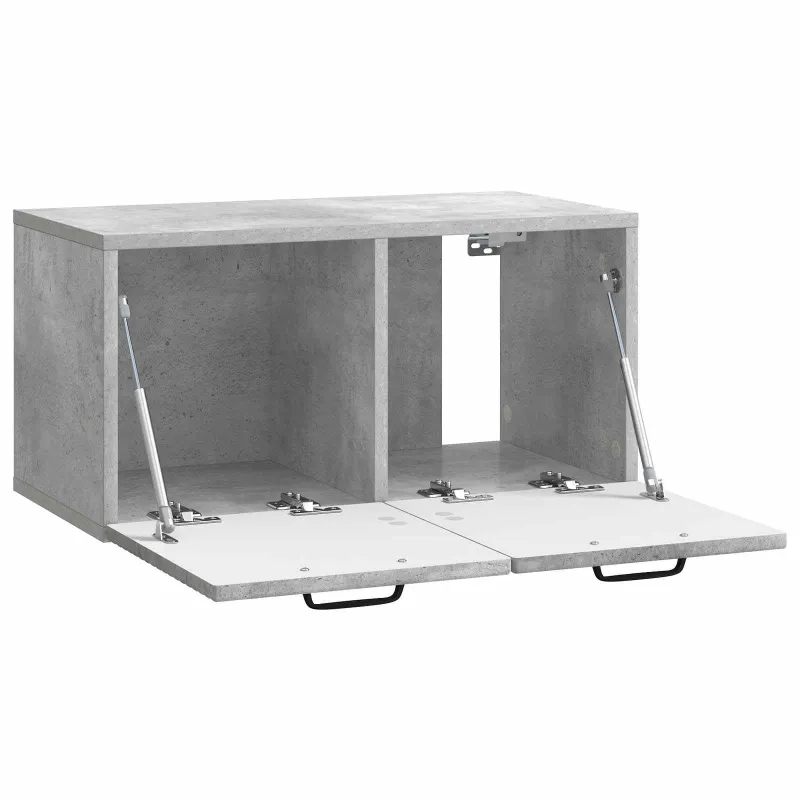 Sieninė TV spintelė Betono pilka 59,5 x 31 x 30 cm