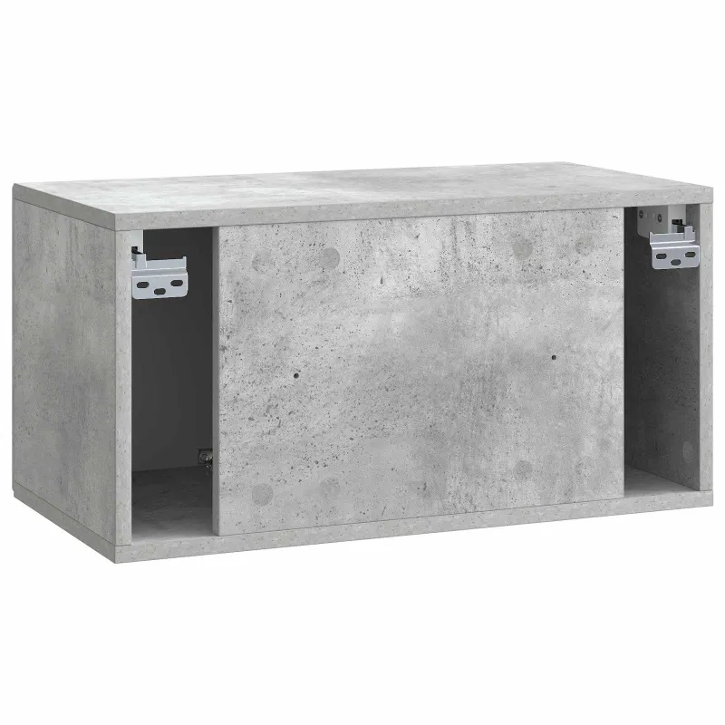 Sieninė TV spintelė Betono pilka 59,5 x 31 x 30 cm