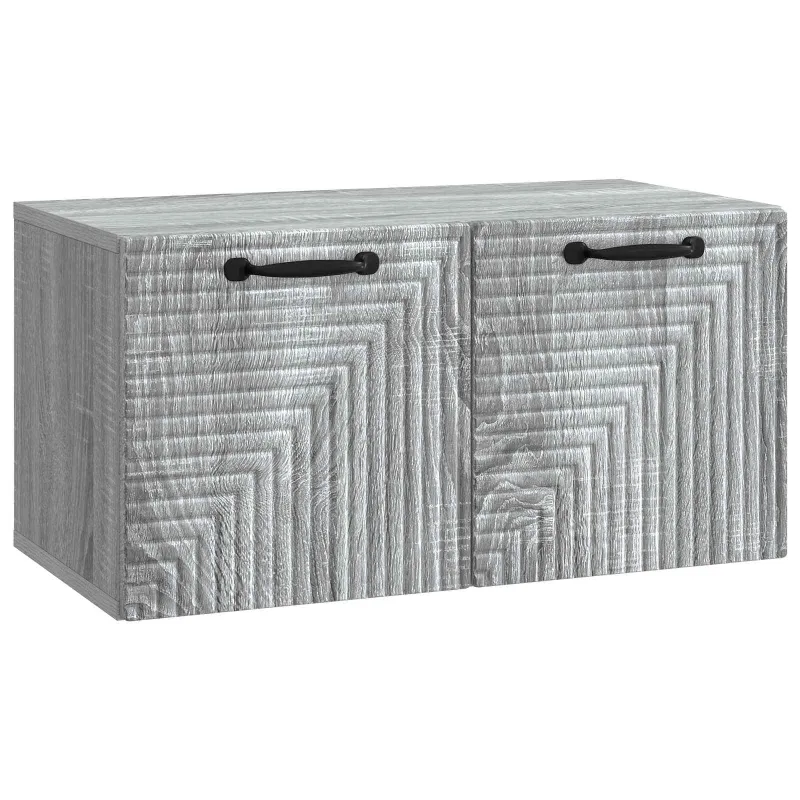 Sieninė TV spintelė Pilka sonoma ąžuolo 59,5 x 31 x 30 cm