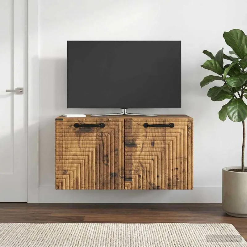 Sieninė TV spintelė Sendintos medienos 59,5 x 31 x 30 cm