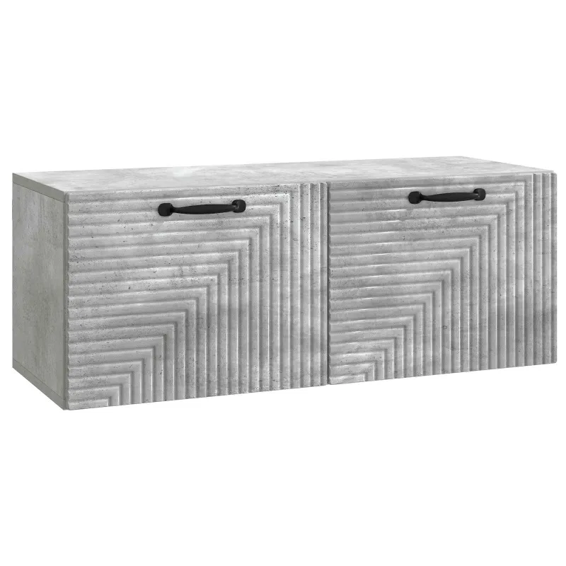 Sieninė TV spintelė Betono pilka 78,5 x 31 x 30 cm