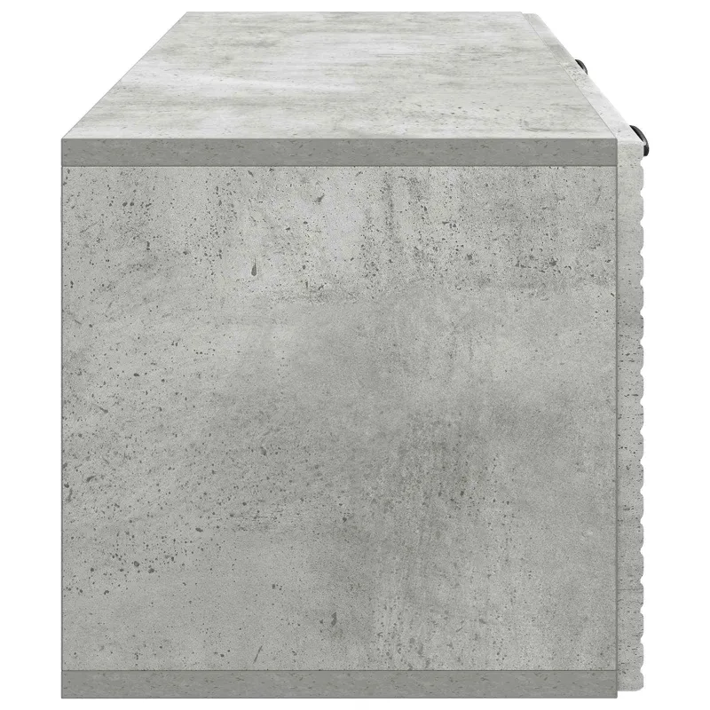 Sieninė TV spintelė Betono pilka 78,5 x 31 x 30 cm