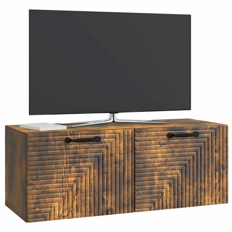 Sieninė TV spintelė Dūminio ąžuolo 78,5 x 31 x 30 cm