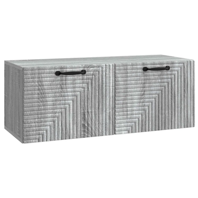 Sieninė TV spintelė Pilka sonoma ąžuolo 78,5 x 31 x 30 cm