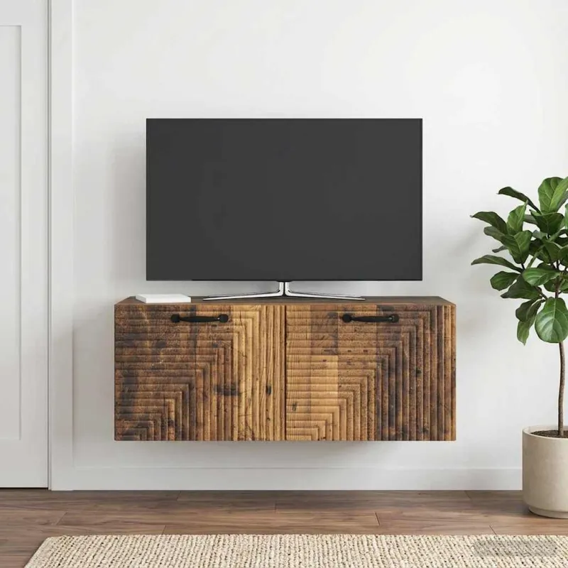 Sieninė TV spintelė Sendintos medienos 78,5 x 31 x 30 cm