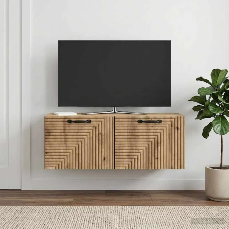 Sieninė TV spintelė Artisano ąžuolo 78,5 x 31 x 30 cm