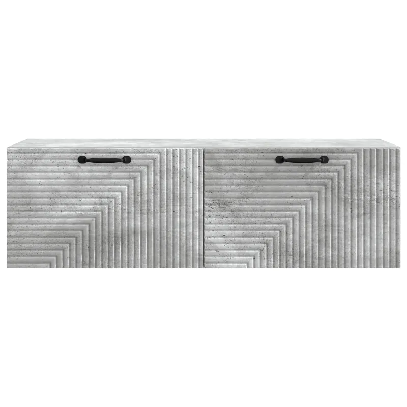Sieninė TV spintelė Betono pilka 98 x 31 x 30 cm
