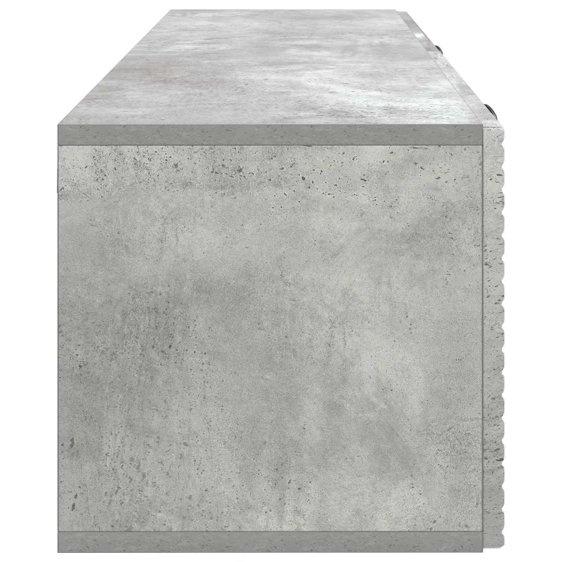 Sieninė TV spintelė Betono pilka 98 x 31 x 30 cm