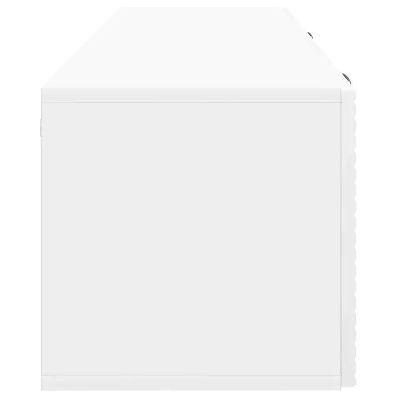 Sieninė TV spintelė Itin blizgi balta 98 x 31 x 30 cm