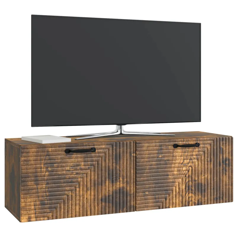 Sieninė TV spintelė Dūminio ąžuolo 98 x 31 x 30 cm