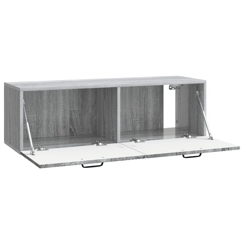 Sieninė TV spintelė Pilka sonoma ąžuolo 98 x 31 x 30 cm