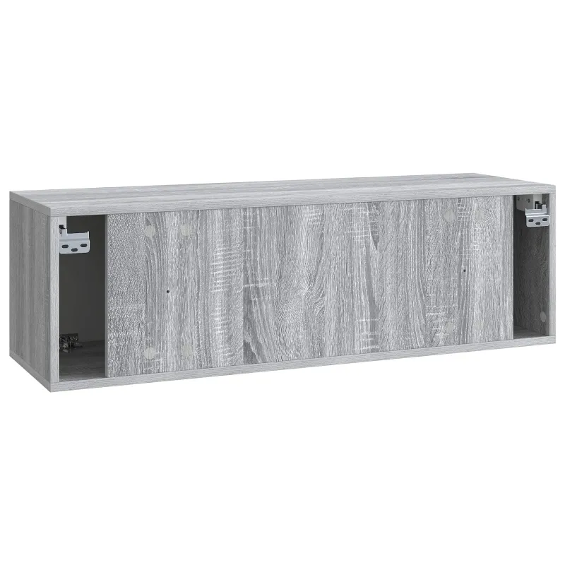 Sieninė TV spintelė Pilka sonoma ąžuolo 98 x 31 x 30 cm