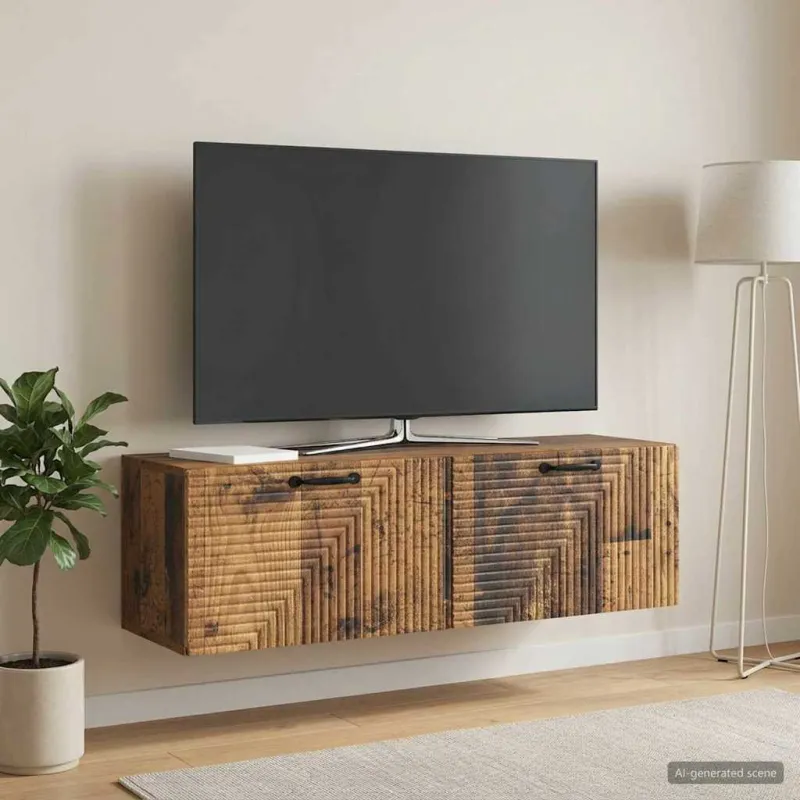 Sieninė TV spintelė Sendintos medienos 98 x 31 x 30 cm