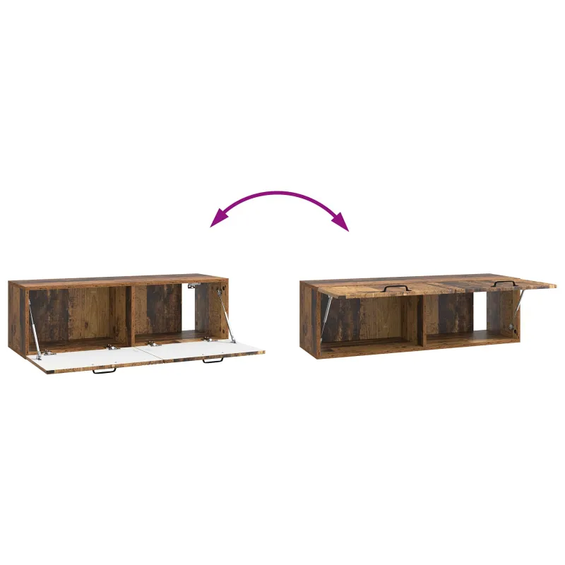 Sieninė TV spintelė Sendintos medienos 98 x 31 x 30 cm