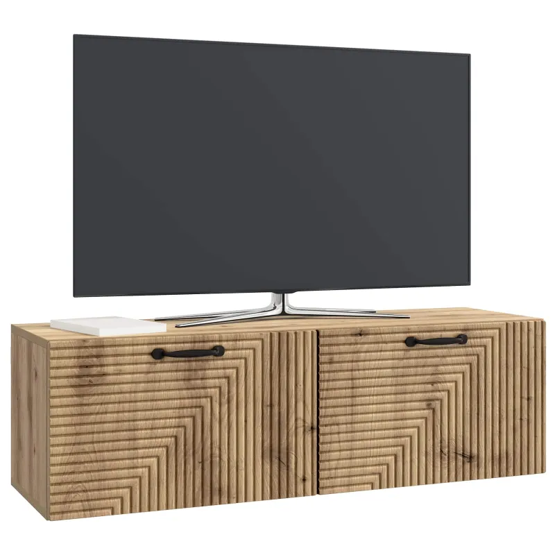 Sieninė TV spintelė Artisano ąžuolo 98 x 31 x 30 cm