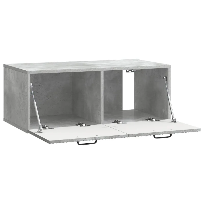 Sieninė TV spintelė Betono pilka 78,5 x 41 x 30 cm
