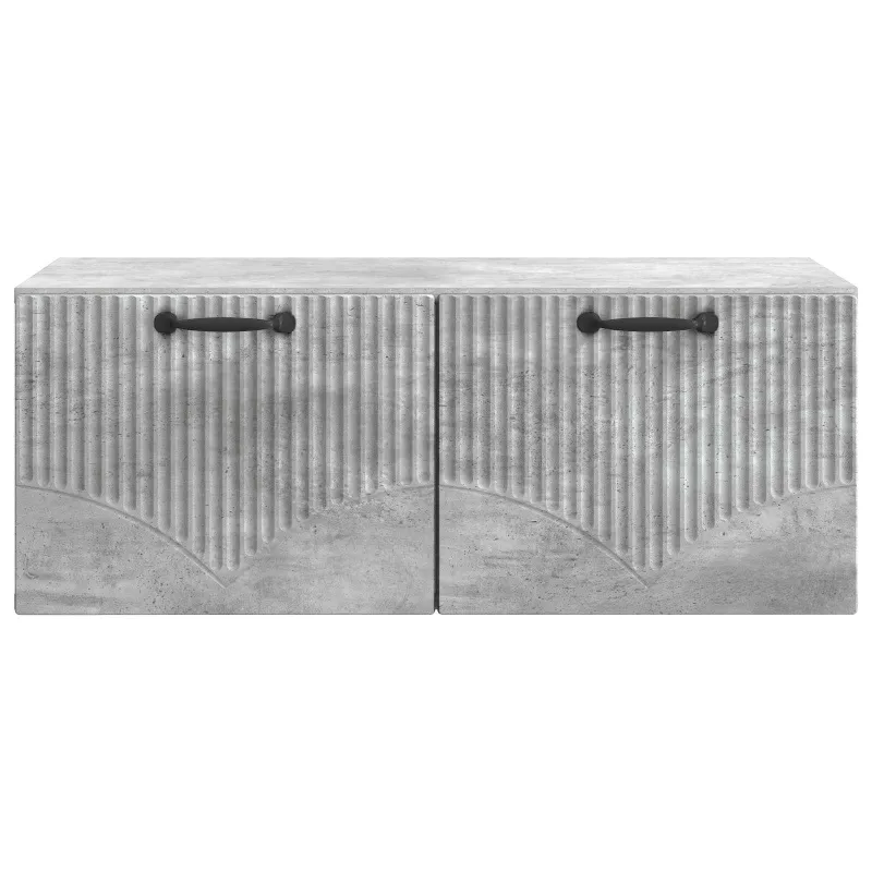 Sieninė TV spintelė Betono pilka 78,5 x 41 x 30 cm