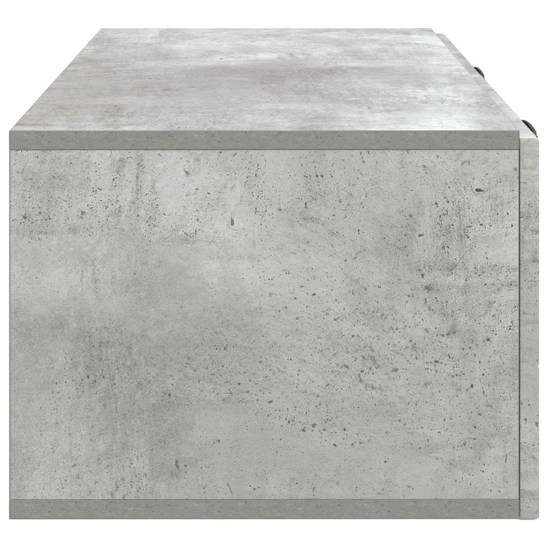 Sieninė TV spintelė Betono pilka 78,5 x 41 x 30 cm