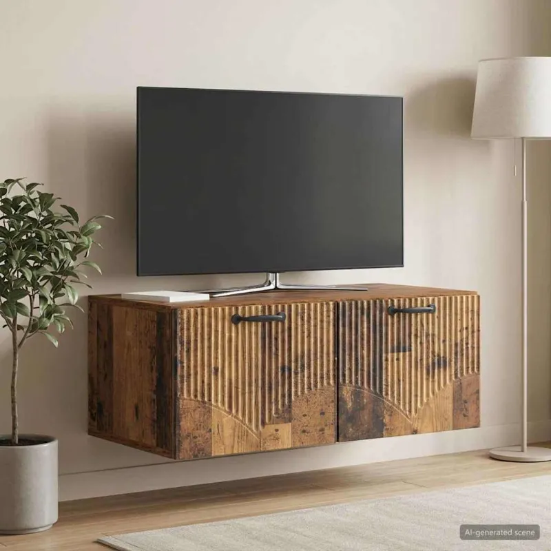 Sieninė TV spintelė Sendintos medienos 78,5 x 41 x 30 cm
