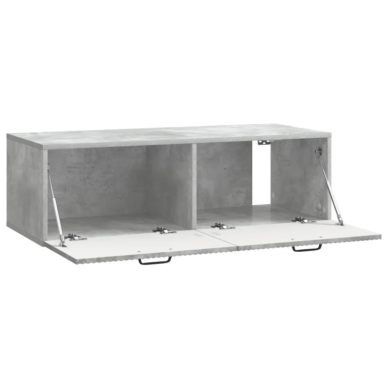 Sieninė TV spintelė Betono pilka 98 x 41 x 30 cm