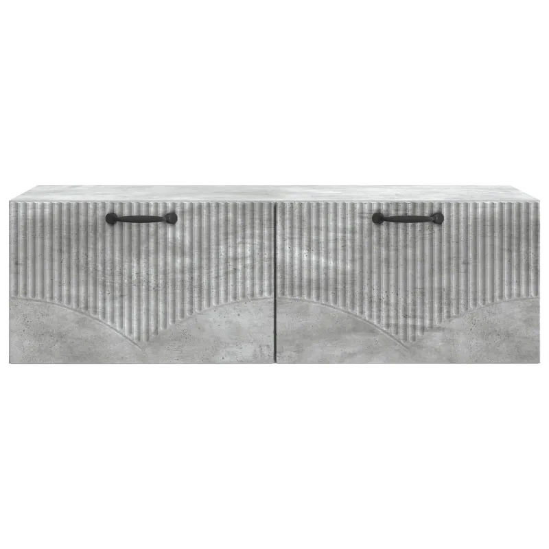 Sieninė TV spintelė Betono pilka 98 x 41 x 30 cm