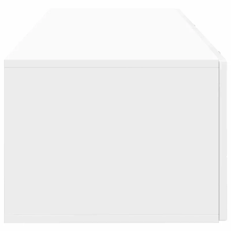 Sieninė TV spintelė Itin blizgi balta 98 x 41 x 30 cm