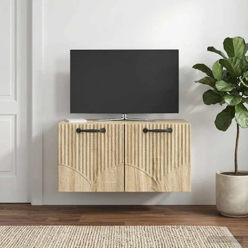 Sieninė TV spintelė Sonoma ąžuolas 59,5 x 31 x 30 cm