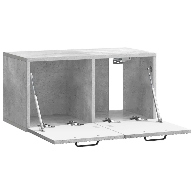 Sieninė TV spintelė Betono pilka 59,5 x 31 x 30 cm