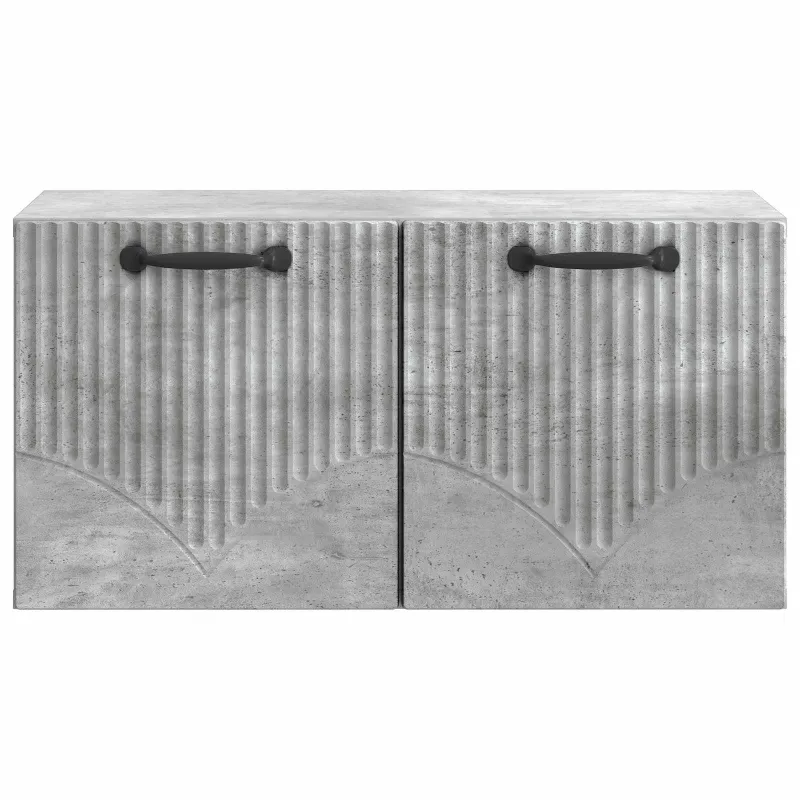 Sieninė TV spintelė Betono pilka 59,5 x 31 x 30 cm