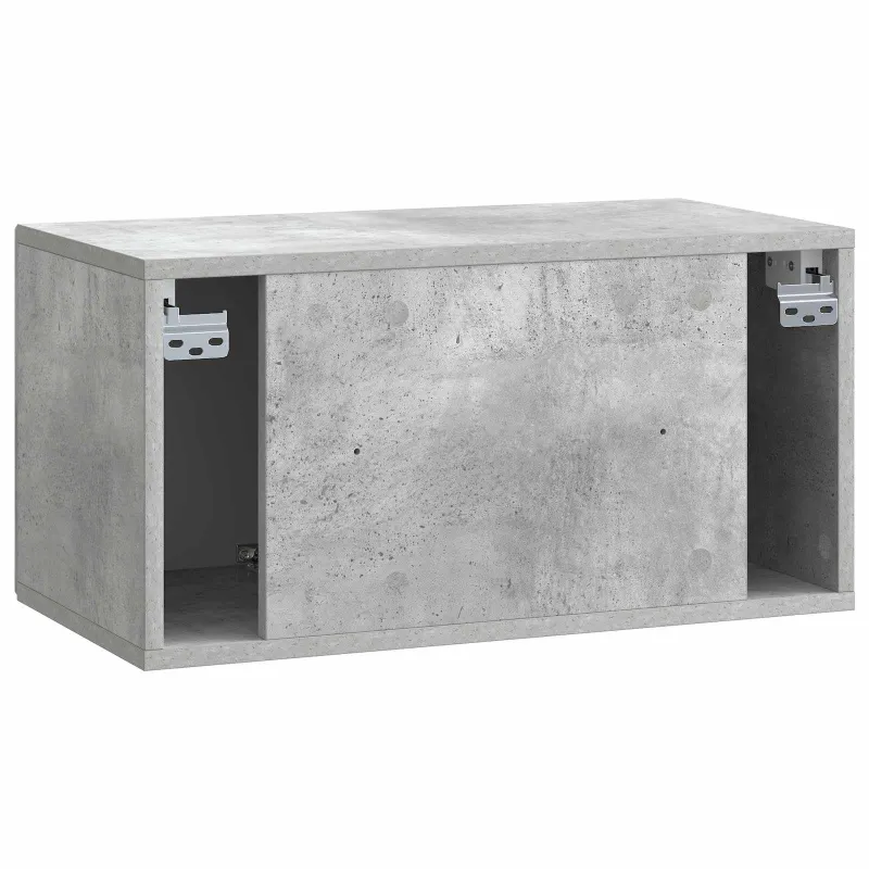 Sieninė TV spintelė Betono pilka 59,5 x 31 x 30 cm