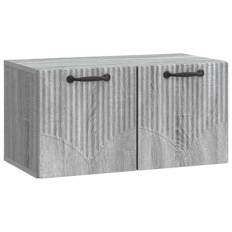 Sieninė TV spintelė Pilka sonoma ąžuolo 59,5 x 31 x 30 cm