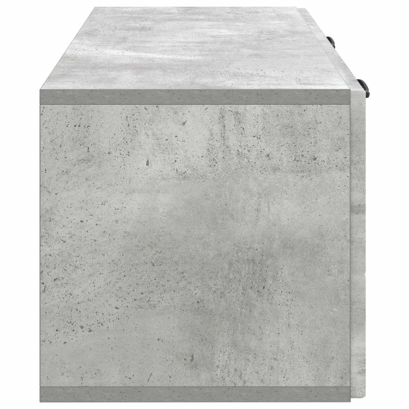 Sieninė TV spintelė Betono pilka 78,5 x 31 x 30 cm