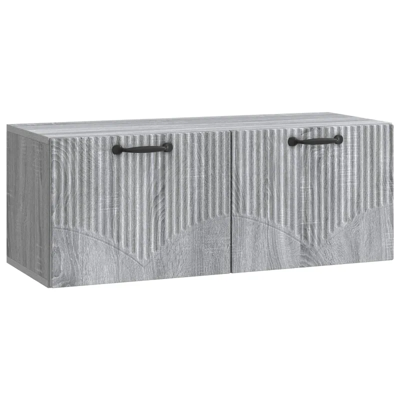 Sieninė TV spintelė Pilka sonoma ąžuolo 78,5 x 31 x 30 cm