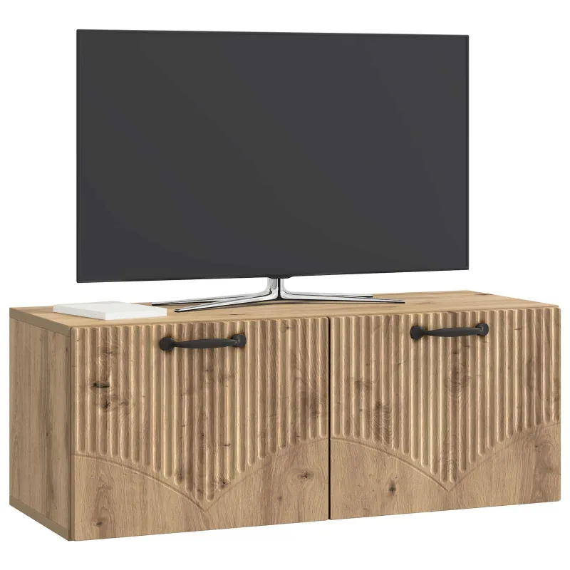 Sieninė TV spintelė Artisano ąžuolo 78,5 x 31 x 30 cm