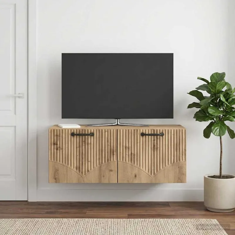 Sieninė TV spintelė Artisano ąžuolo 78,5 x 31 x 30 cm