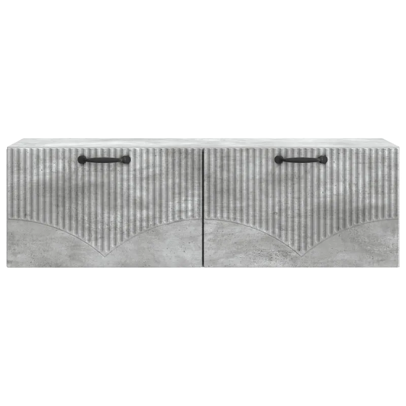 Sieninė TV spintelė Betono pilka 98 x 31 x 30 cm