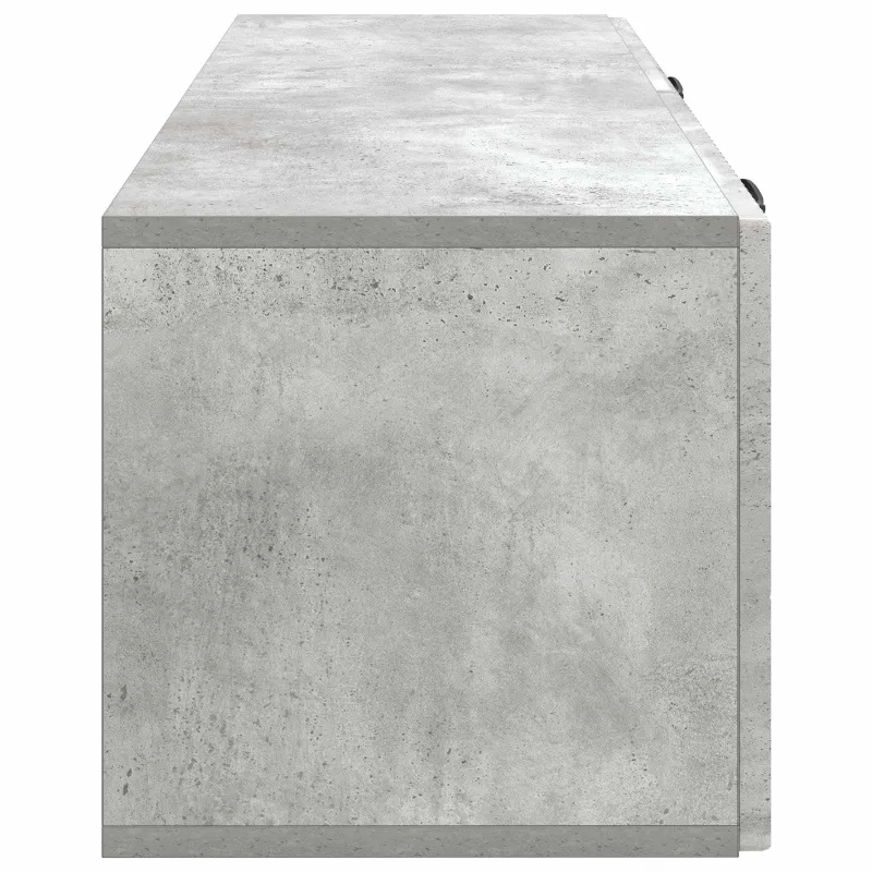 Sieninė TV spintelė Betono pilka 98 x 31 x 30 cm