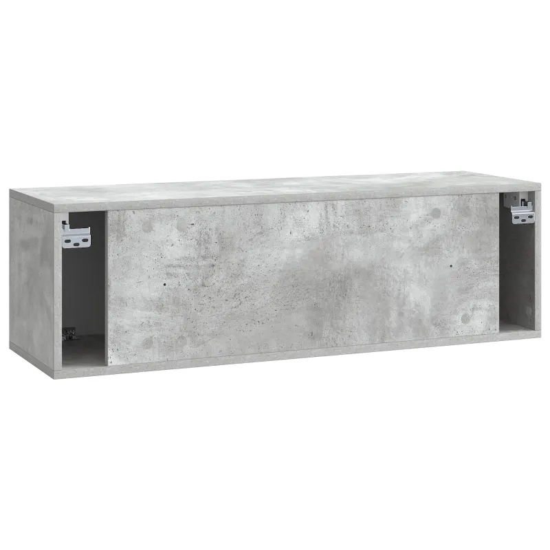 Sieninė TV spintelė Betono pilka 98 x 31 x 30 cm