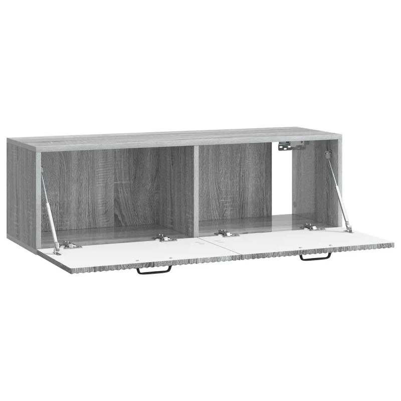 Sieninė TV spintelė Pilka sonoma ąžuolo 98 x 31 x 30 cm