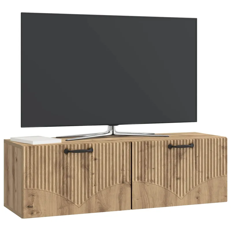 Sieninė TV spintelė Artisano ąžuolo 98 x 31 x 30 cm