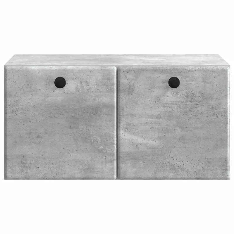 Sieninė TV spintelė 59,5 x 41 x 30 cm Betono pilka