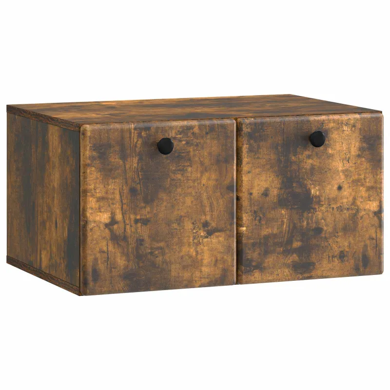 Sieninė TV spintelė 59,5 x 41 x 30 cm Dūminio ąžuolo