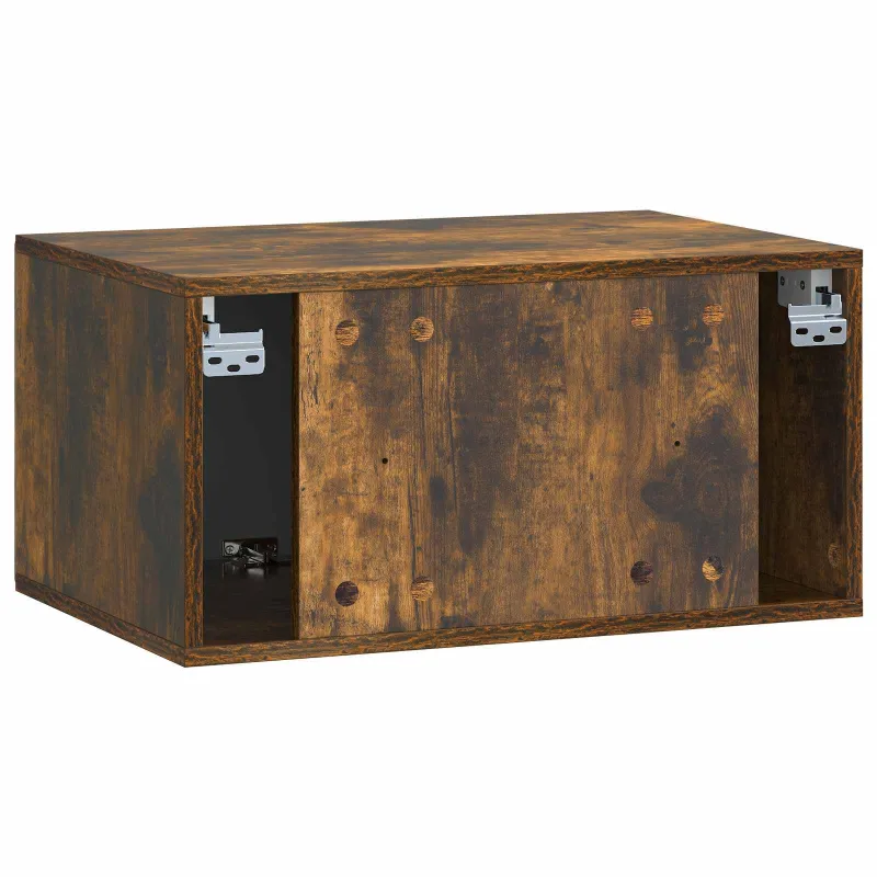 Sieninė TV spintelė 59,5 x 41 x 30 cm Dūminio ąžuolo