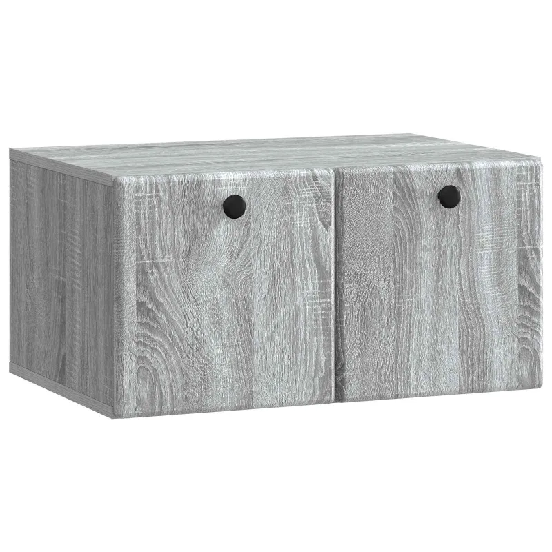 Sieninė TV spintelė 59,5 x 41 x 30 cm Pilka Sonoma