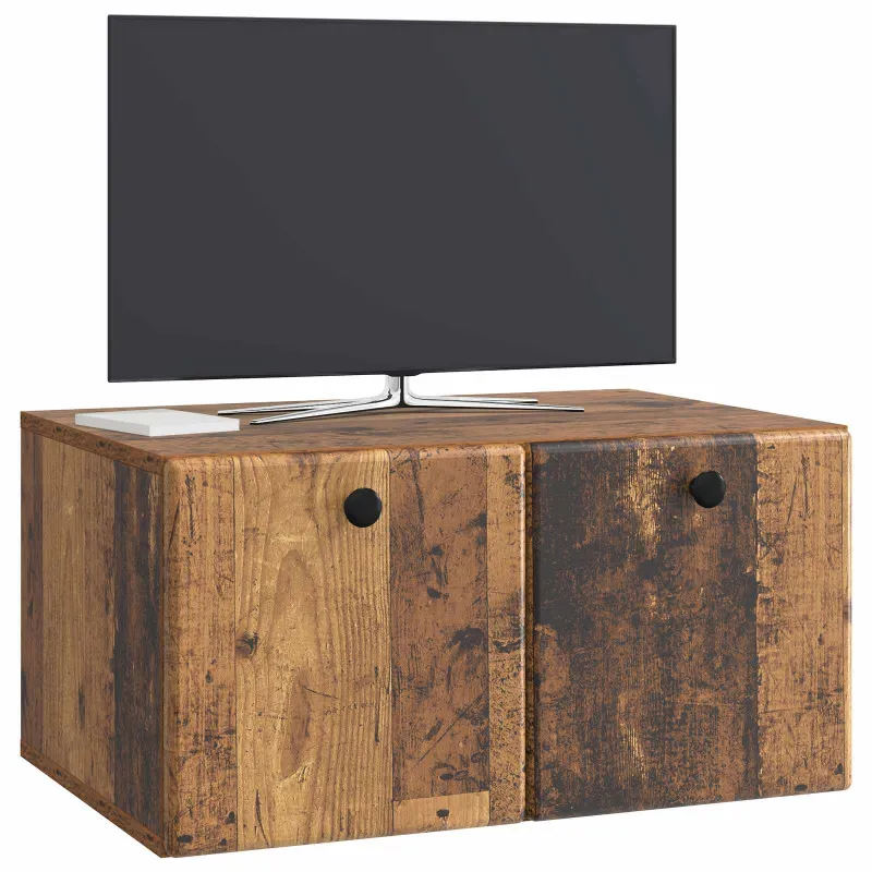 Sieninė TV spintelė 59,5 x 41 x 30 cm Sendintos medienos
