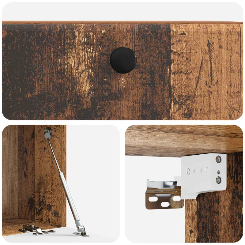 Sieninė TV spintelė 59,5 x 41 x 30 cm Sendintos medienos
