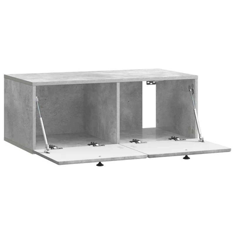 Sieninė TV spintelė 78,5 x 41 x 30 cm Betono pilka