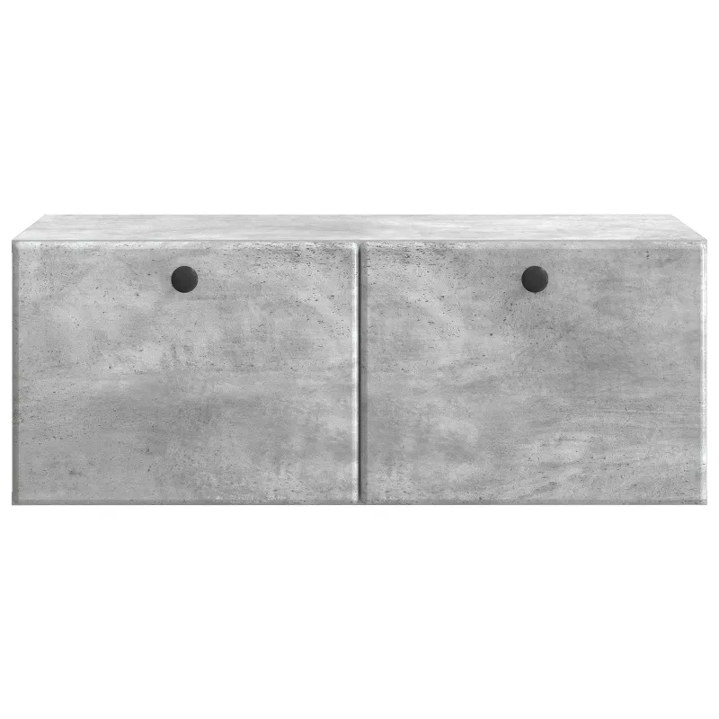 Sieninė TV spintelė 78,5 x 41 x 30 cm Betono pilka