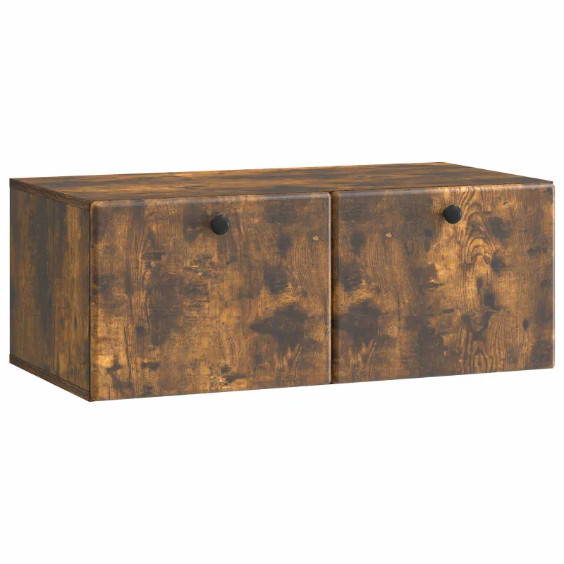 Sieninė TV spintelė 78,5 x 41 x 30 cm Dūminio ąžuolo